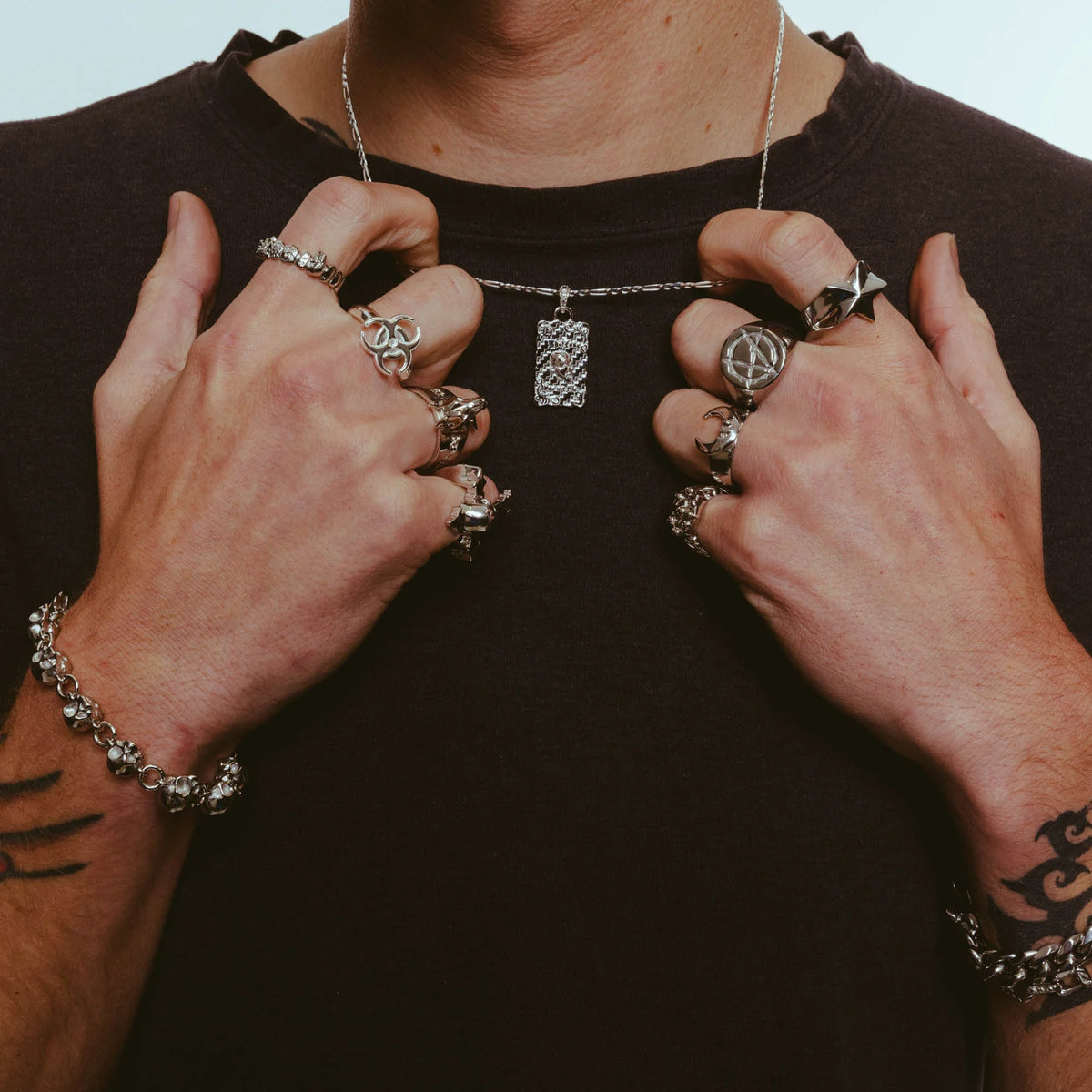10 STAGES OF ADDICTION BRACELET - Hard Jewelry™