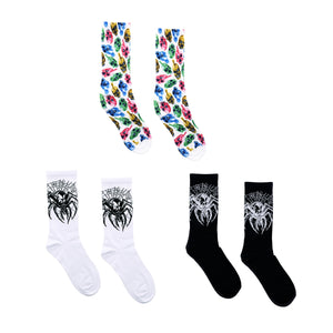 BACK 2 SKULL SOCKS (3-PACK)
