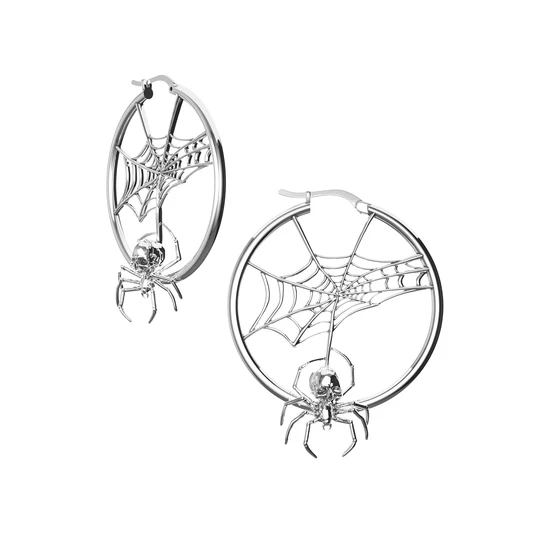 SPIDER HOOP EARRING